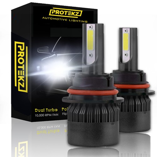 Protekz 9005+9006 Combo CREE LED Headlight Kit High&Low Beam Light Bulbs 4pcs - Photo 1 sur 12