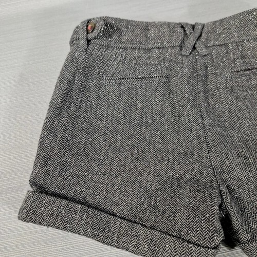 Girls Rumm American Kid's Wear Tweed Cuffed Shorts Gray w Sparkle Size 8 - Picture 9 of 11