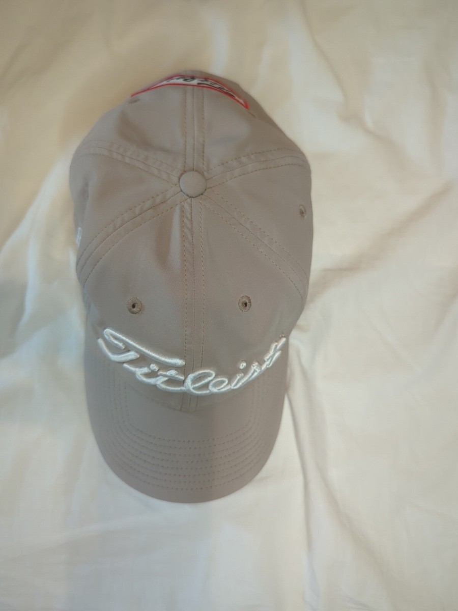 Casquette Titleist FJ Pro V1 Adjustable Beige - Occasion, Coton, Pour Le Golf