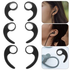 6 Pcs Silicone Headphone Earbud Clip Ear Hook Earphone Protective Clip Hanger