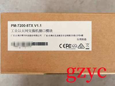 1PC BRAND NEW MOXA PM-7200-8TX V1.1 interface module Fast via FedEx or DHL