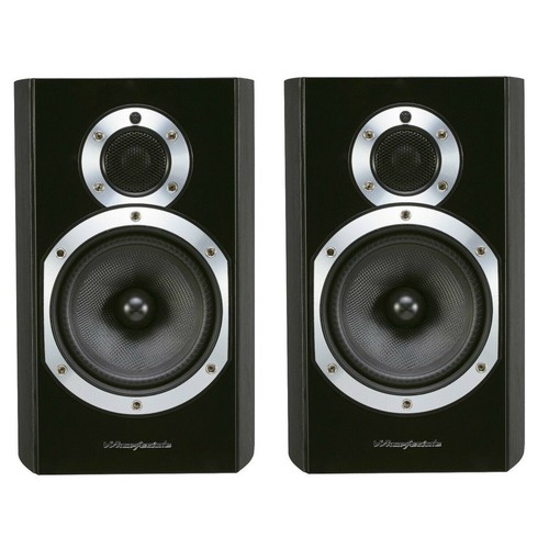 Wharfedale Altoparlanti da Libreria - Diamante 10,1 Altoparlanti con supporto legno nero montaggio - Foto 7 di 22