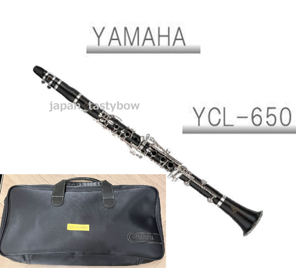 YAMAHA Clarinet Professional Model B flat tube YCL-650 Japan 