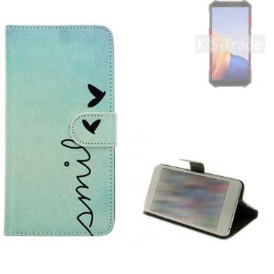 360° Schutz Hülle für Ulefone Armor X9 Wallet Case Design smile