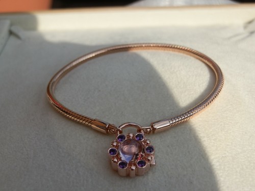 BN GENUINE PANDORA ROSE GOLD HERALDIC 