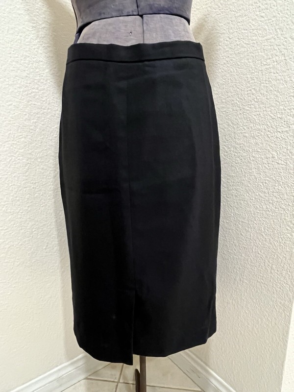 Vintage - Late 1980 To Early 1990’s Woman’s Black Pencil Skirt -size 10