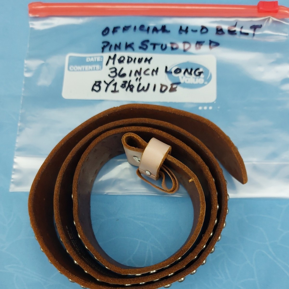 HARLEY DAVIDSON BELT 36 INCH LONG X 1 3/8