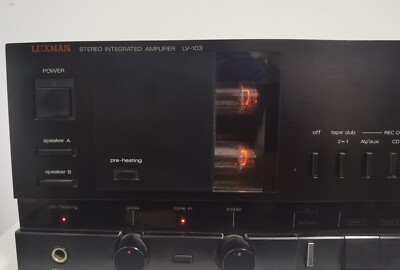 amplificateur luxman lv 103 tube | eBay