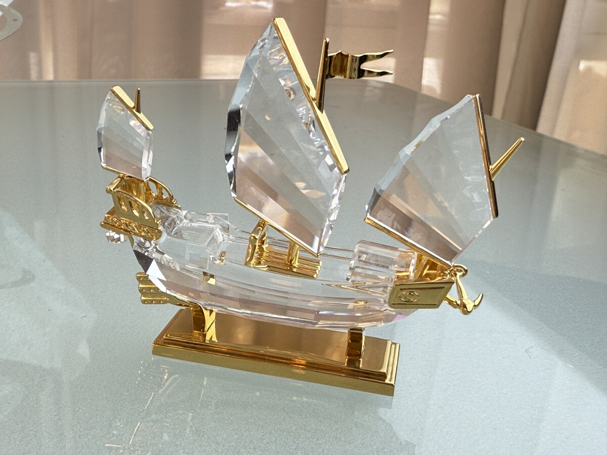 Swarovski Figurine 272708 Chinese Ship 5.8cm Excellent Condition