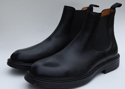 Magnanni Black Leather Chelsea Boot Magnanni Men main image 2