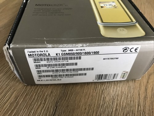 Motorola KRZR K1 - Gold (Ohne Simlock) 100% Original!!! wie Neu !! - Picture 9 of 10