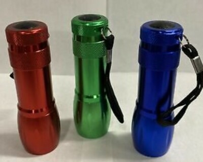 Jewel Toned LED Flashlight Set Of 3 | eBay