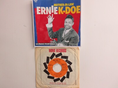 💥 ' ERNIE K-DOE ' HIT 45 + PICTURE [MOTHER IN-LAW] 1961 ! 💥 | eBay