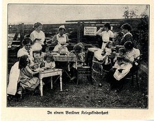 1914 Mobilmachung * Berliner Kriegskinderhort *  WW1