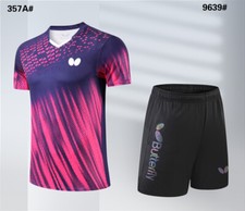 New Butterfly Table tennis T-shirt and Shorts Sports Suit Quick Dry Adult Kid