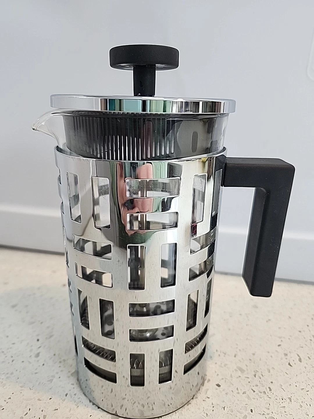 Bodum French Press Eileen Stainless Steel Glass 1 Liter, 34 Oz