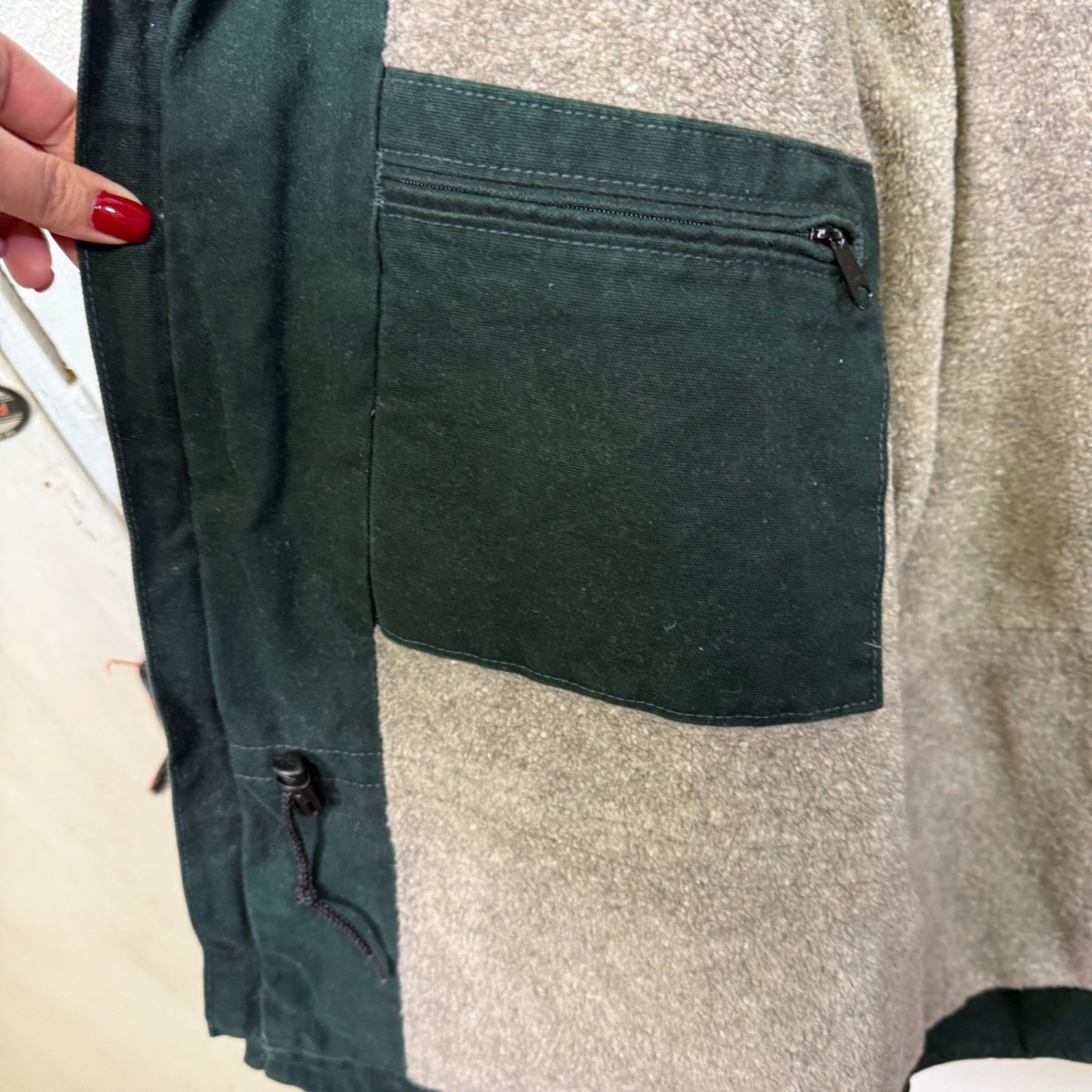 Carhartt C61 SPC Spruce Green Mens 2XL R Sherpa Lined Work  Jacket Canvas Chore thumbnail 18