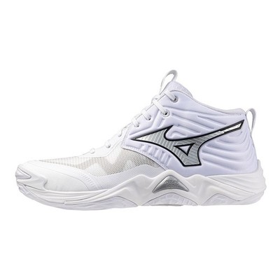 MIZUNO Wave Momentum Elite MID V1GA2517 51 White Silver Width 2E Volleyball