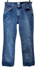 VTG Calvin Klein Women Size 6 Mid Rise Bootcut Jeans Sandblast Blue 100 Cotton