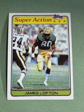 James Lofton 1981 Topps Green Bay Packers #361 EE858