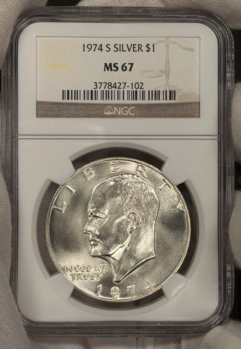 MS 67 Graded Eisenhower Dollars (1971-1978) for sale | eBay