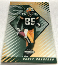 2000 Leaf Limited Football Corey Bradford Green Bay Packers #27 #d 1760/5000