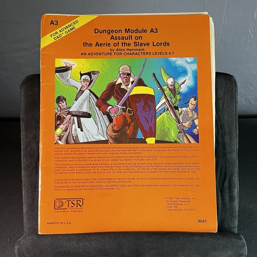 Dungeons & Dragons AD&D Lot of 4 TSR Modules - A3, I2, I9, CA1 - Picture 10 of 12