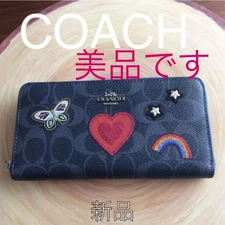 COACH Coach long wallet rainbow