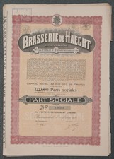 Partia 10 X Brasserie de Haecht Societe Anonimowe