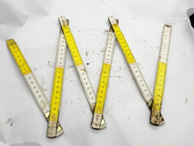 VINTAGE STABILA 2M ZOLLSTOCK METRISCH SCHREINER MESSWERKZEUG