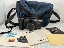 Vivitar 300Z 35mm Film Camera AF Zoom Made in Japan w/ Case Manual Untested