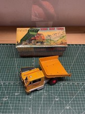 Vintage 1960s Japanese Nomura Friction Powered Dump Truck Toy W/ Original Box