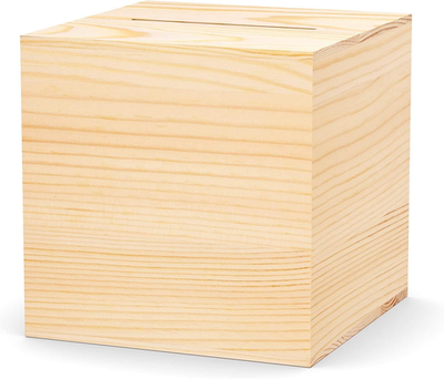 #ad Piggy Bank Creative for Real Money Natural Wood Money Box Can Only save the Pi $25.85