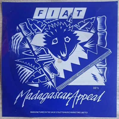 David Bellamy - Fiat Madagascar Appeal - *SQUARE BLUE PICTURE RECORD* - 7'' Flexi