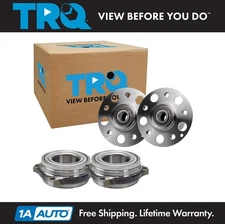 TRQ Wheel Hub Bearings Assembly Set Front & Rear Fits Mercedes-Benz