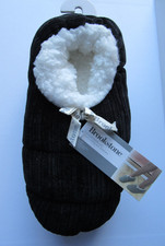 Brookstone Women's Slipper Socks w/ Cozy Lining  Non-Skid Grippers NWT