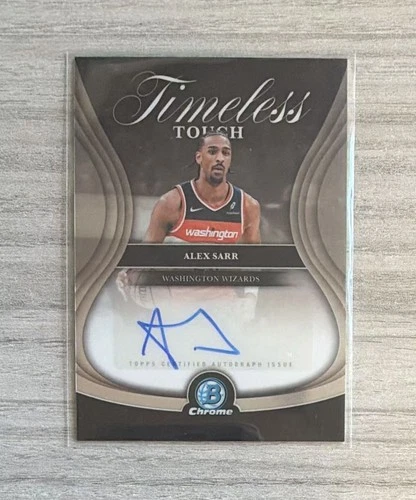 2025 Topps Chrome Alex Sarr Chrome Autographs (RAW)