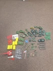 Louis Marx & More Toy Soldiers Lot  1960s WWII Battleground Army Men Tanks
