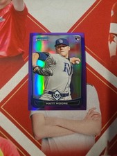 2012 Bowman Chrome Baseball Base Rookie Purple Refractor Matt Moore /199