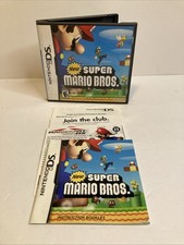 Super Mario Bros Nintendo DS Case and Manuals Only GAME NOT INCLUDED