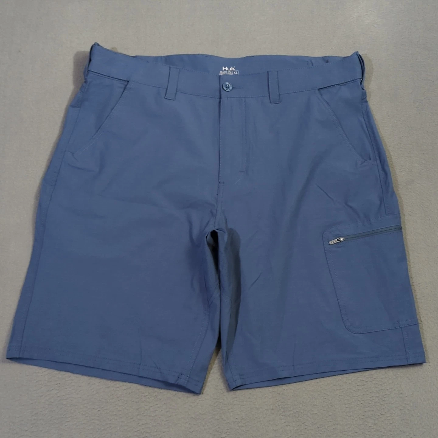 Huk Shorts Men's XL Blue Next Level 10.5 Fishing Outdoor Hiking