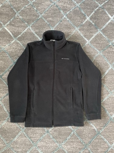 USED Youth Colombia Fleece Jacket XL (18/20) Black Good Condition - Picture 4 of 4