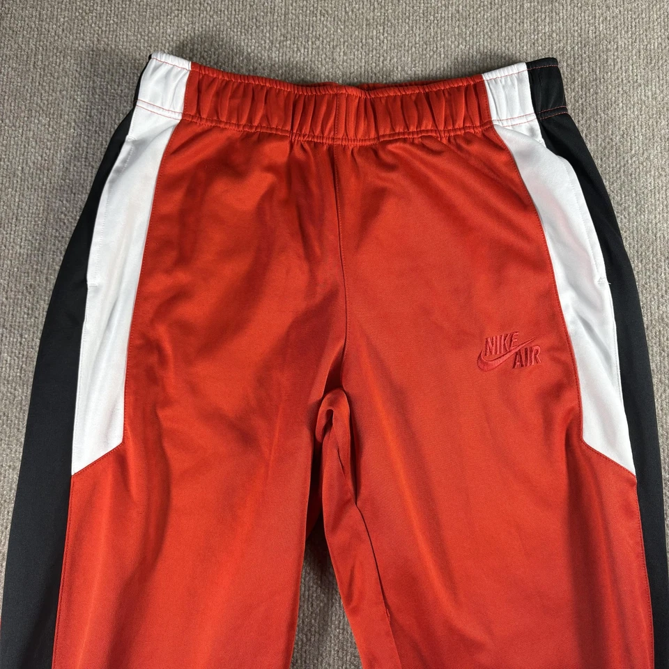 Pantalones Nike Para Hombre Medianos Rojo Negro Blanco Air Track Joggers Colorblock 588806-657 Foto 3 de 4