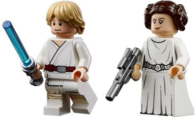 LEGO Star Wars Luke Skywalker & Princess Leia Minifigures 75159 75301 A New Hope
