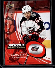 2022-23 Upper Deck Trilogy Rookie Renditions Trey Fix-Wolansky #RR-28 Red /799 