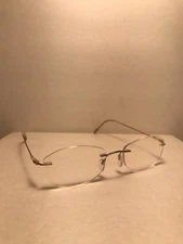 EUC Silhouette 5500 70 8540 Titanium Rimless Eyeglasses Frames 50-17 140