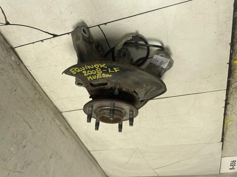 Chevrolet Equinox LT 2008 eje delantero izquierdo nudillo con buje de rueda y cable OEM+ Foto 4 de 4
