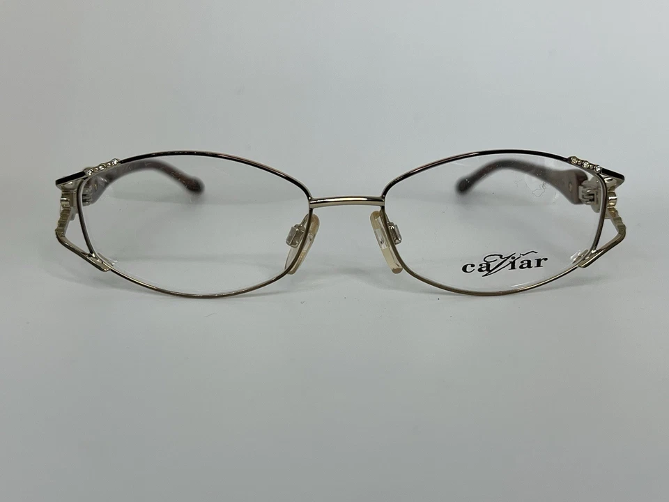 Auténticas monturas ópticas de diseño de caviar M #5584 S51[]15-125 Foto 4 de 4