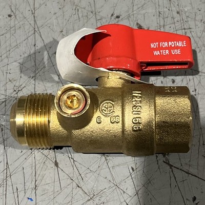  Dormont Q1/21F-600TB2.A.I DN10 Straight Gas Shutoff Valve 1/2'', New  