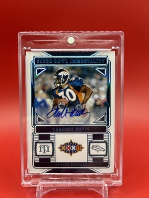 2024 National Treasures Platinum Terrell Davis AUTO 1/1